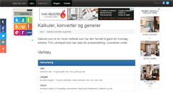 Desktop Screenshot of kalkuler.com